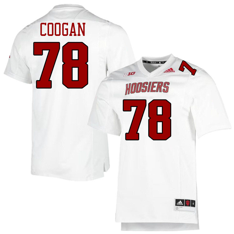 Pat Coogan Indiana Jerssey,Indiana University Hooisers Football Jersey,Uniforms-Retro White